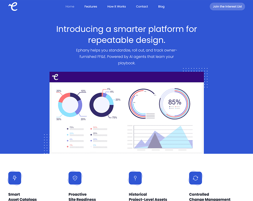 Ephany website preview