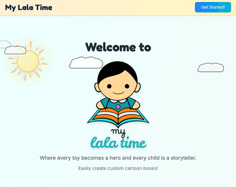 My Lala Time website preview
